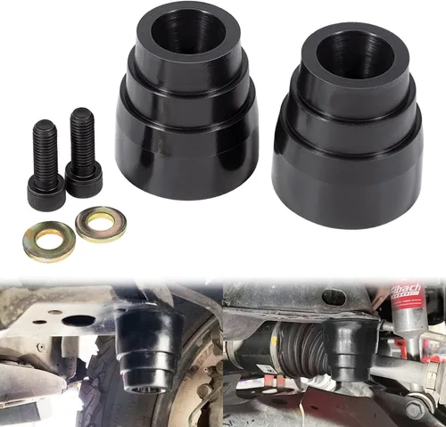 Vista 5 de 8.9104G Topes de parachoques traseros universales para automóviles, camiones y SUV, color negro