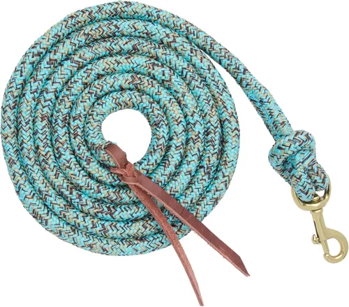 Vista 14 de Cuerda de Guía Weaver Equine Performance, Cuerda de Guía Larga para Caballo con Enganche Rápido para Cabestro, Agarre Suave y Cómodo, Equipo