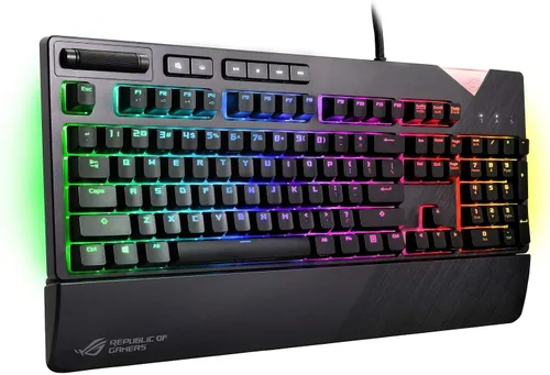 Vista 3 de ASUS ROG Strix Flare Call of Duty Black Ops 4 Edition Mechanical Gaming Keyboard Certified Refurbished