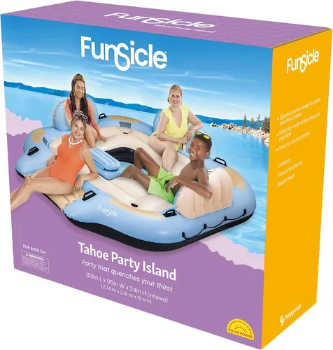 Vista 9 de Funsicle: Inflatable Pool & Water Float