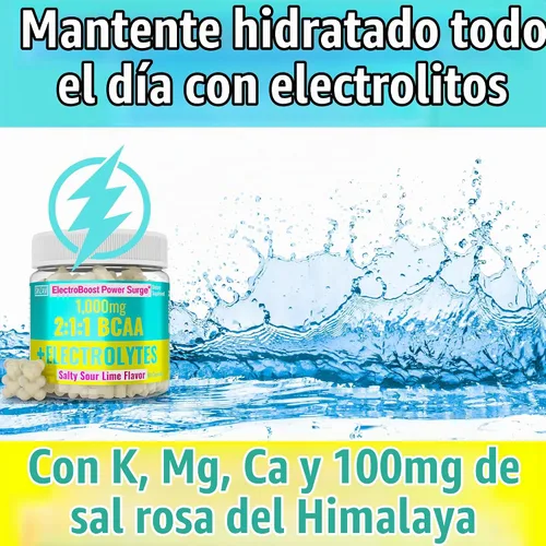 Vista 4 de SHIZAM Gomitas BCAA de electrolitos: masticables energéticos con electrolitos aminoácidos de cadena ramificada Sal de potasio y sodio