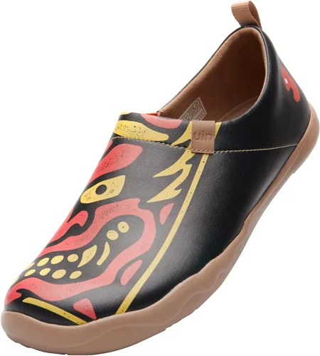 Vista 6 de UIN Zapatos de viaje para caminar para hombre, mocasines casuales de microfibra, ligeros, cómodos, a la moda