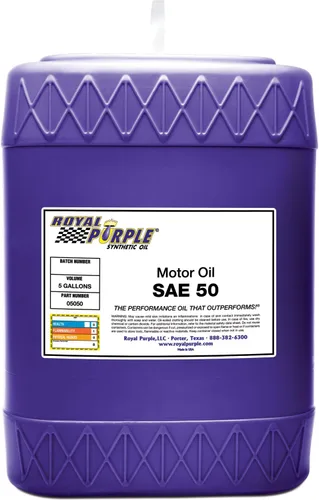 Vista 4 de Royal Purple 01050 SAE 50 Aceite de motor sintético de alto rendimiento resistente - Botella de 1 cuarto de galón