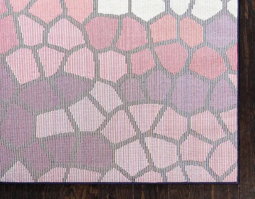 Vista 9 de Unique Loom Estrella Collection - Alfombra geométrica, abstracta, colorida, moderna, mosaico, 9 x 12 pies, multicolor y azul