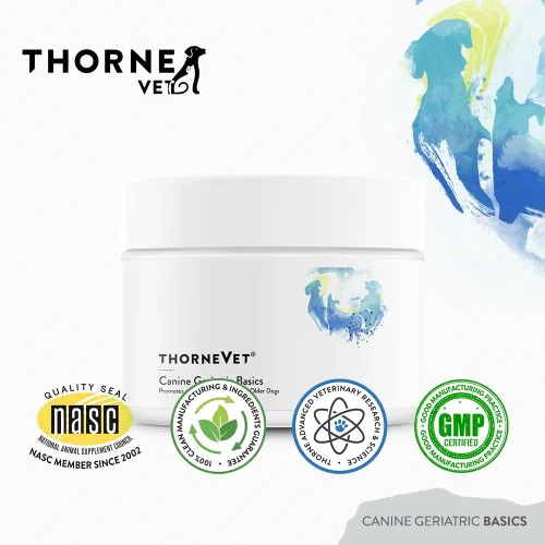 Vista 7 de ThorneVET Canine Geriatric Basics - Fórmula multivitamínica/polvo mineral para perros mayores que apoya la cognición, articulaciones y ojos