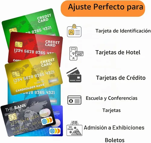 Vista 5 de Soporte para tarjetas de identificación con cordón, paquete de 24 cordones