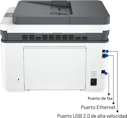 Vista 16 de HP LaserJet Pro MFP 3101fdw Impresora láser inalámbrica en blanco y negro todo en uno, escáner, fotocopiadora, fax, ideal para la oficina (3G628F)