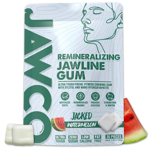 Vista 30 de JAWCKO Chicle Ultra-Resistente para Mandíbula Obtén una Mandíbula Más Fuerte y Cuadrada Chicle Duro de Entrenamiento para Mandíbula Fuerza 15X