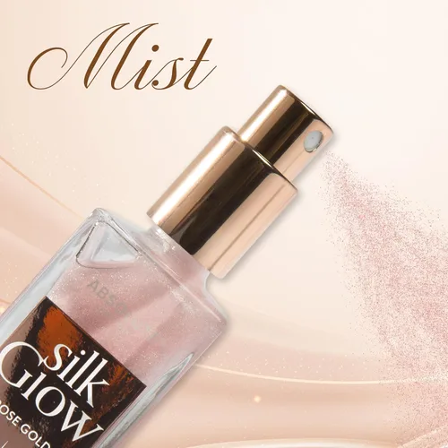 Vista 3 de Absolute New York - Silk Glow Shimmer Mist Glow, radiante, brillo para cuerpo, cara y cabello, manteca de karité, aceite de coco, vitamina E