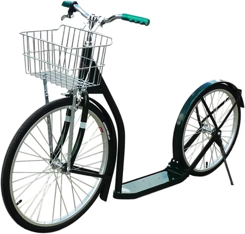 Vista 3 de Amish-Made Deluxe Kick Scooter Bike - Modelo 2420 - Tamaño adulto