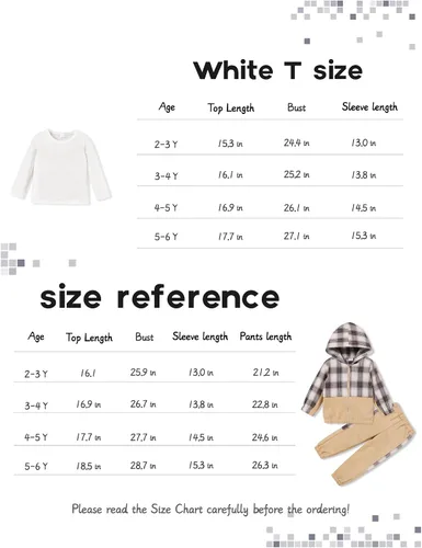 Vista 7 de FoWear Conjunto de ropa para bebé niño de 3 piezas, sudadera con capucha y pantalones blancos para otoño e invierno