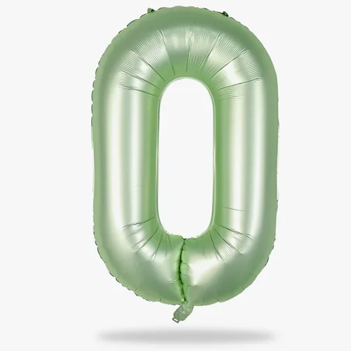 Vista 44 de Globo negro del número 0 para niñas y niños, 40 pulgadas, grande, número 0-9, de papel de aluminio, de Mylar para helio, juego de globos digitales