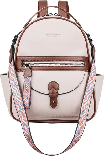 Vista 4 de FADEON Bolsos cruzados para mujer y bolso mochila Colección Blanca