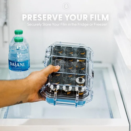 Vista 2 de Evergreen Estuche de almacenamiento de película de 1.378 in Capacidad para 18 rollos Conserva y protege tu película Impermeable, a prueba