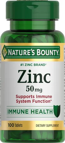 Vista 8 de Nature's Bounty Comprimidos de zinc, 50 mg, suplemento para apoyo inmunitario y antioxidante, promueve la salud de la piel, 250 comprimidos