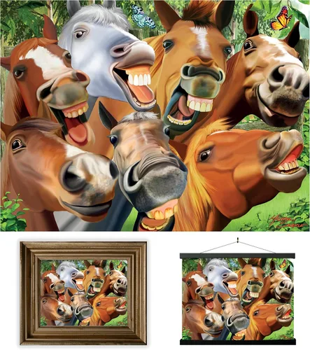 Vista 17 de 3D LiveLife Imágenes lenticulares - Animales de granja de bebés de Deluxebase. Arte de pared de animales de 12 x 16 pulgadas sin marco con efecto 3D