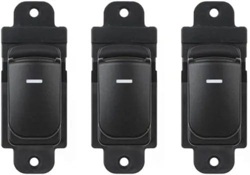 Vista 8 de Interruptor de control de ventana eléctrica de coche para Kia Forte/Cerato 2010-2012, negro, balancín, botón pulsador, manual, 1 unidad