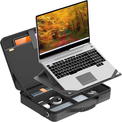 Vista 18 de Smatree Funda rígida para laptop para Galaxy Book4 Edge de 14 pulgadas Negro