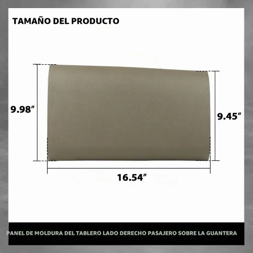 Vista 5 de G-PLUS Cubierta del Panel del Bisel del Tablero Lado del Pasajero Guantera Superior Compatible con Ford F150 2004 2005 2006 2007 2008 Beige