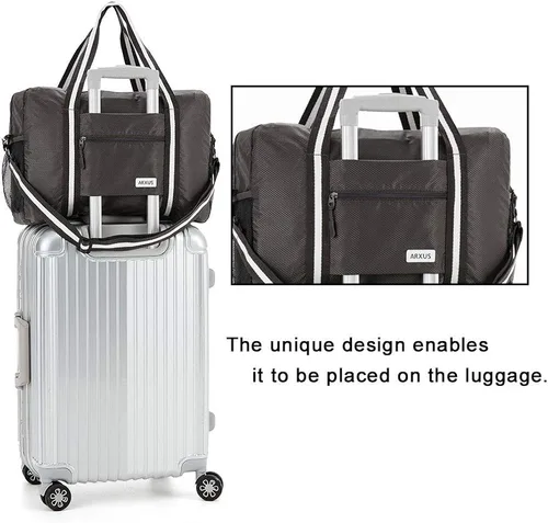Vista 3 de Bolsa de viaje plegable Arxus impermeable y ligera