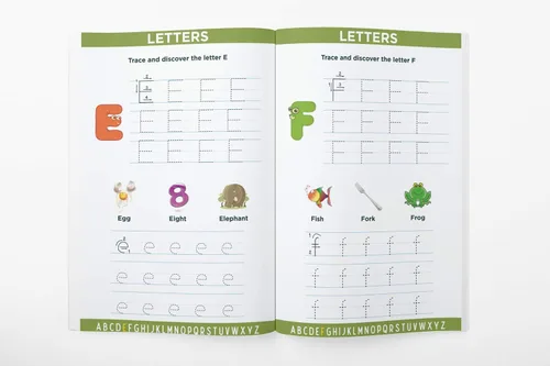 Vista 4 de Bright Autism Trace & Learn to Write Workbook – Fun Tracing Practice for Lines, Shapes, Numbers & Letters Preschool Handwriting Workbook to Build