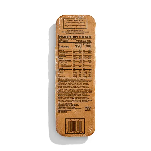 Vista 2 de Whole Foods Market, Pan plano, pepperoni y salchicha sin curar, 10.1 onzas
