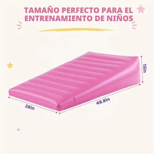 Vista 3 de MABOZOO Colchoneta inflable de cuña de gimnasia, base de llenado de agua