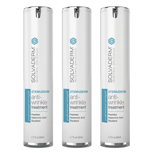 Vista 5 de Stemuderm Crema facial y para ojos - Cuidado de la piel antienvejecimiento - Hidratante diario para líneas finas, arrugas y ojos - Apoya