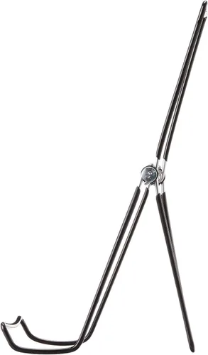 Vista 2 de Gibson Holders exhibidor vertical 6AC de 3 alambres con borde profundo, negro, paquete de 12