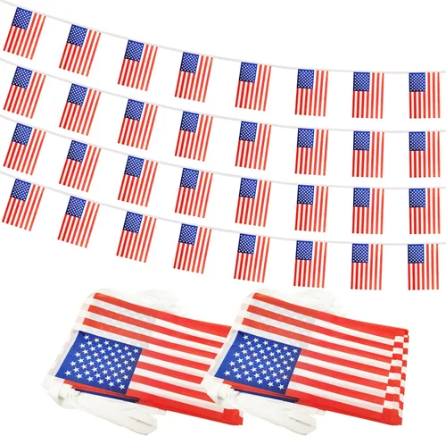 Vista 9 de Bandera de Cuerda Argentina de 100 Pies, 76 Piezas Bandera Estandarte Argentina, Pequeñas Mini Banderas del Mundo para Eventos Deportivos