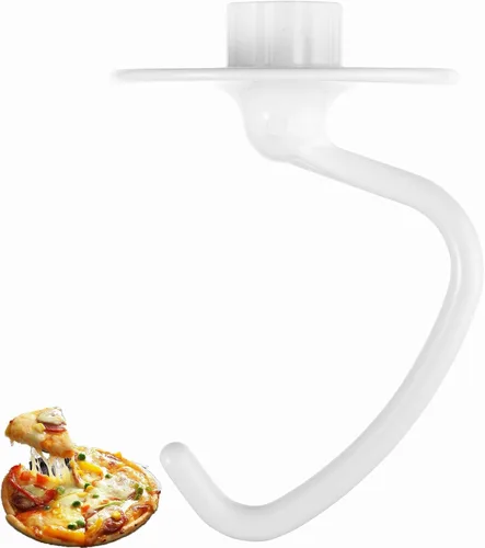 Vista 10 de Batidor plano revestido K45B de repuesto para batidora de pie Kitchenaid, compatible con mezclador de soporte de cabeza inclinable de 4.5 cuartos