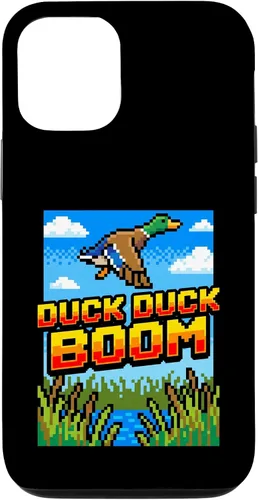 Vista 28 de Funny Duck Hunting Pixel Art Retro Gamer 8-Bit Arcade Boom Caso para iPhone 16