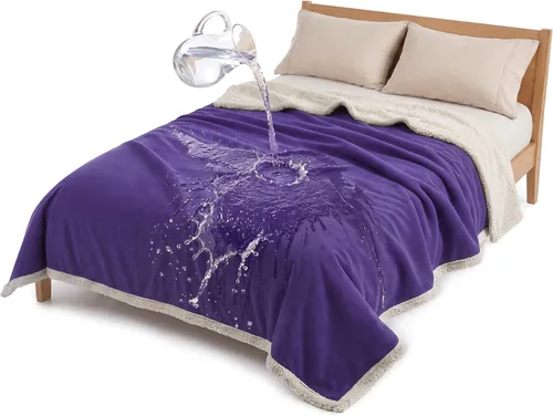 Vista 24 de Kritter Planet - Manta impermeable para perros, reversible, a prueba de agua, para sofá, cama y coche, fundas lavables para sofá para perros