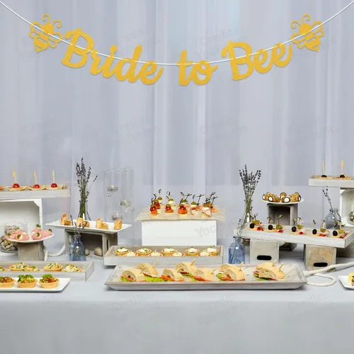 Vista 5 de Cartel de novia a abeja, pancarta de despedida de soltera de abeja, decoración de despedida de soltera con temática de abeja, despedida de soltera