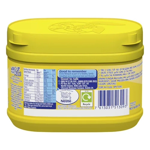 Vista 2 de Nesquik Polvo para Batido de Leche con Sabor a Plátano 300 g (Paquete de 5)