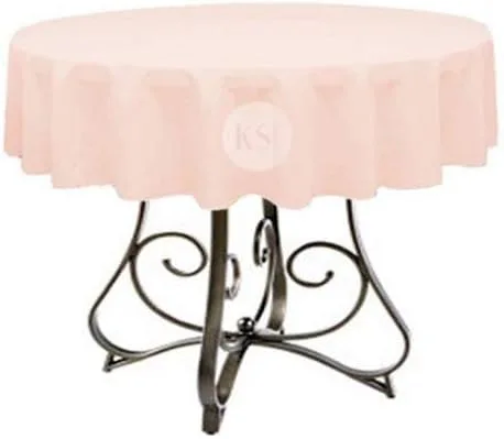 Vista 18 de Mantel redondo de poliéster de 72 pulgadas, disponible en más de 45 colores, ideal para restaurantes y superposiciones versátiles de eventos, elige