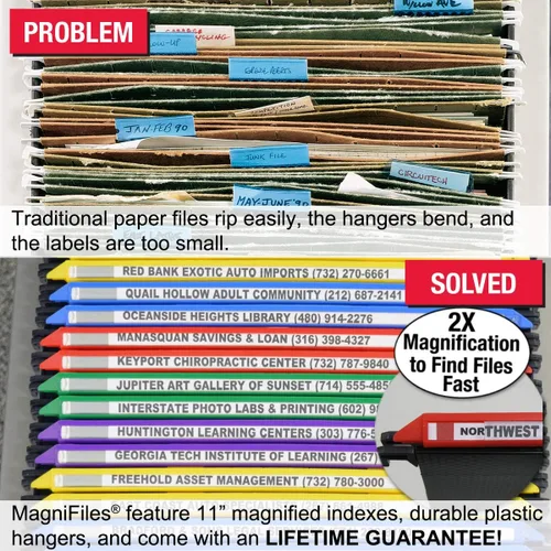 Vista 2 de Ultimate Office - Carpetas MagniFile para colgar expedientes