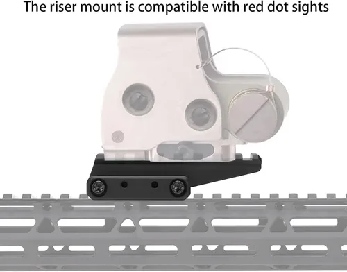 Vista 5 de Phoking Optic Riser Mount Picatinny Riser Fast Riser Red Dot Riser para Red Dot Sight Scope Optics