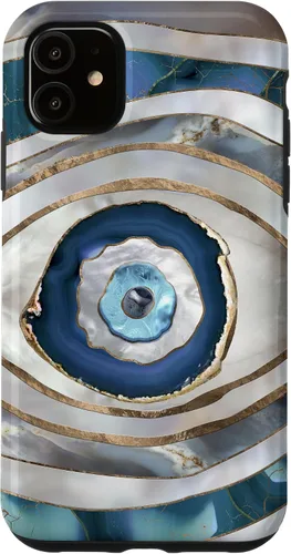 Vista 8 de Funda de adorno de amuleto de mal de ojo para iPhone 17