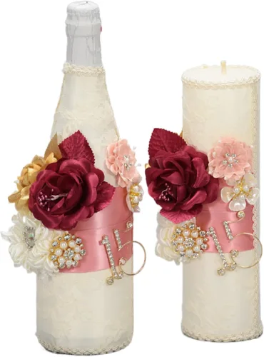 Vista 6 de A&C Quinceañeras and More Accesorios Juego de membrillo Sweet Sixteen Accessories Quinceañera bible Quinceañera Tosting Set 194 (álbum)