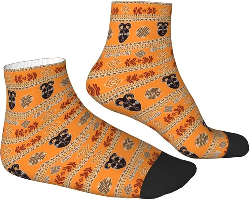 Vista 3 de DKJlitter Unisex Ankle Socks, Padded Athletic Quarter Socks Fashion Running Casual Socks