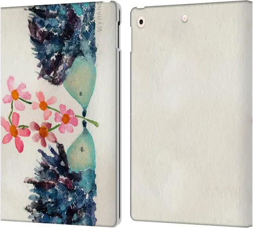 Vista 29 de Head Case Designs Wyanne - Funda de piel con licencia oficial de Wyanne Blue Watercolour Bear Animals 2, compatible con Apple iPad 10.2