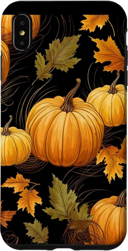 Vista 11 de Autumn Leaves Pumpkins Fall Season Thanksgiving Halloween Case for iPhone 16