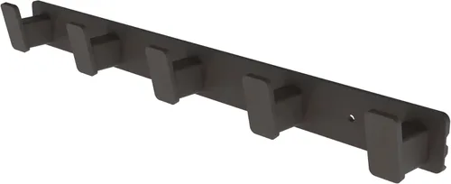 Vista 12 de Perchero de pared para abrigos y sombreros, ganchos de pared resistentes, gancho de metal para abrigos, toallas, sombreros, toallas, llaves y Negro