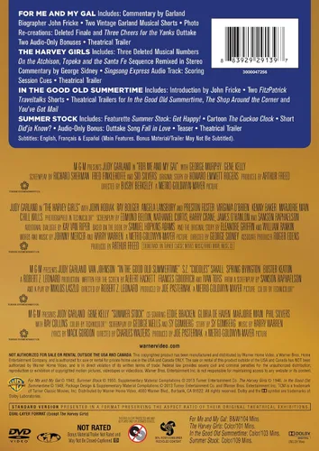 Vista 2 de TCM Greatest Classics Legends Judy Garland (The Harvey Girls For Me and My Gal Summer Stock In The Good Old Summertime)