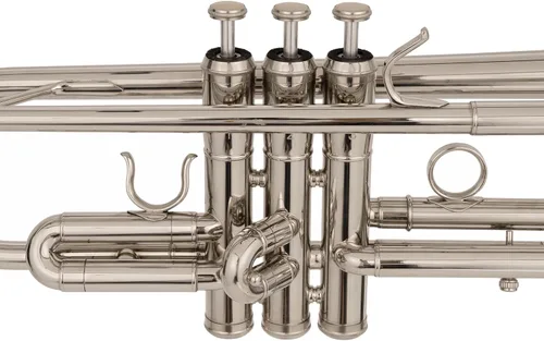 Vista 2 de Trompeta Jean Paul USA TR-330, estándar, en Bb, Nickel