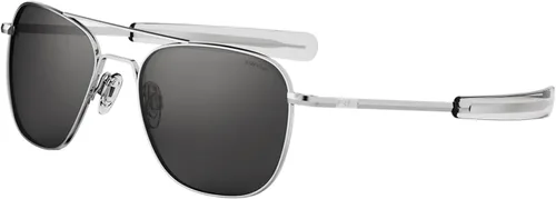 Vista 10 de Randolph Eyewear Aviator Sunglasses for Men & Women – Non-Polarized & Polarized Lenses Bright Chrome UV Protection Sunglasses