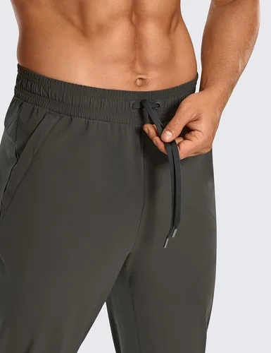 Vista 3 de CRZ YOGA Mens Lightweight Athletic Golf Joggers Pants - Casual Workout Track Gym Pants with Pockets
