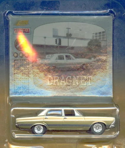 Vista 2 de Johnny Lightning Hollywood on Wheels Dragnet Coche de policía escala 1:64
