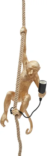 Vista 11 de TFCFL Vintage Monkey Pendant Light Chandelier Resin Hemp Rope Industrial Edison Ceiling Pendant Lamp Fixture, E26 Hanging Lamp Fixture for Indoor